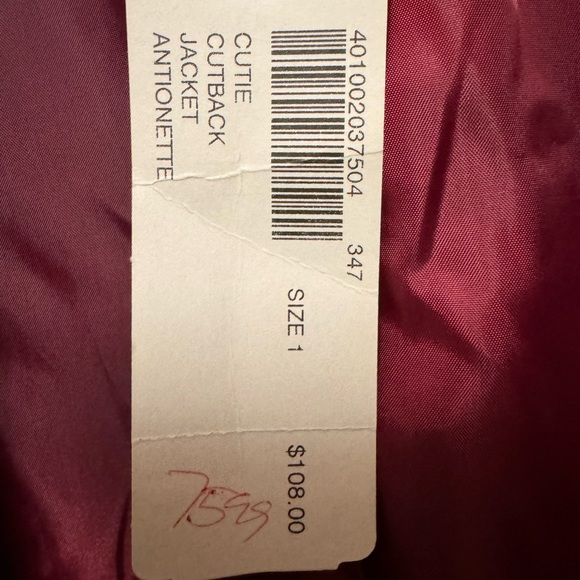 Chico's Cutie Antoinette Blazer size 1 (medium/8) - Picture 5 of 7
